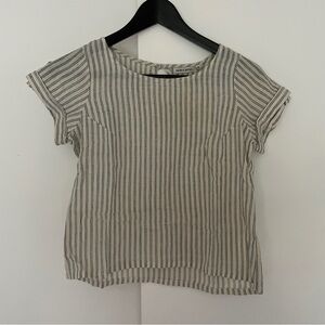 Akira Ming Cotton Crop Blouse, Size S